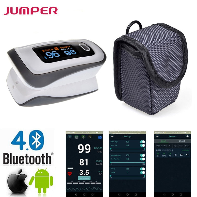 Bluetooth Finger Pulse Oximeter