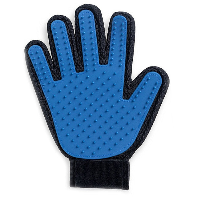 Pet Grooming Deshedding Brush Glove (for Cats/Dogs)